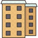 Flats Residential Apartment Icon