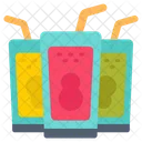 Flavored Water Juices Cold Drinks Icon