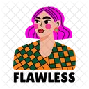 Flawless Stylish Girl Woman Icon