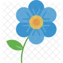 Flax Flower Seed Icon