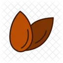 Flaxseed Seed Brown Icon