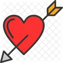 Flecha Dia Corazon Icon