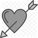 Flecha Dia Corazon Icon