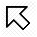 Flecha-alt-arriba-izquierda  Icono