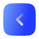 Flecha Alternativa Cuadrada Hacia La Izquierda Iconos De Interfaz De Usuario Iconos De Flecha Icono