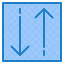 Flecha Arriba Abajo Informe Grafico Icono