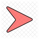 Flecha del cursor derecho  Icon