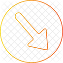 Flecha de dirección  Icono