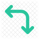 Flecha de esquina  Icon