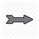 Flecha de tiro con arco  Icono
