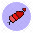 Flecha del corazon  Icono