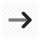 Flecha Derecha Flecha Linea Duo Icono