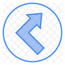 Flecha correcta  Icon