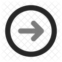Flecha Derecha Circulo Flecha Linea Duo Icono