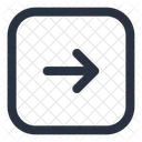 Flecha Derecha Rectangulo Iconos De Flecha Flechas De Contorno Icono