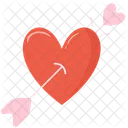 Flecha Do Amor Amor Dia Dos Namorados Ícone