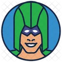 Flecha Verde Guerrero Superheroe Icono