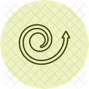 Flecha Espiral Pentaglow Icon