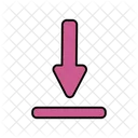 Flecha hacia abajo  Icono