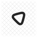 Flecha Hacia Arriba Icono De Triangulo Hacia Arriba A La Derecha Icono Direccional Hacia Arriba A La Derecha Icon