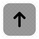 Flecha Arriba Rectangulo Icono