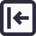 Flecha Izquierda Direccional Ícone