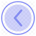 Izquierda Flecha Cursor Icono