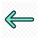 Flecha izquierda  Icono