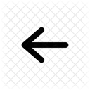 Flecha Izquierda Anterior Atras Icon