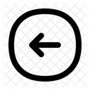 Flecha Izquierda Anterior Atras Icon