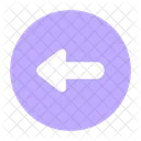 Izquierda Flecha Direccion Icono
