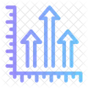 Flechas De Crecimiento Flechas De Aumento Estadisticas Icono