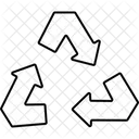 Simbolo De Reciclaje Flecha De Ciclo Logotipo De Reciclaje Icono