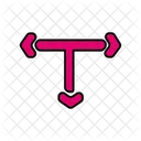 Flechas De Tres Direcciones Flecha Direccional Flecha De Navegacion Icono