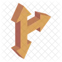 Flechas de unión  Icono