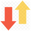Flechas Cargar Descargar Icono