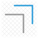 Flechas más arriba  Icono