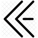 Flèche gauche  Icône