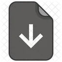 Fleche Telecharger Installer Icon