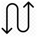 Fleche Serpent Alt Fleche Direction Icon