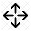 Fleches Vers Lexterieur Deplacer Developper Icon