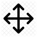 Fleches Vers Lexterieur Deplacer Developper Icon