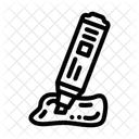 Fleckenentferner Stift Symbol