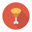 Fleisch Keule Hammel Symbol