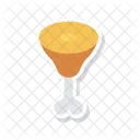Fleisch Keule Hammel Symbol