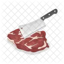 Fleisch schneiden  Symbol