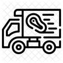 Fleischlieferung  Symbol
