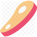 Fleischscheibe Huhn Fleisch Symbol