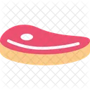 Fleischscheibe Fleisch Scheibe Symbol