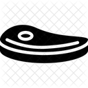 Fleischscheibe Fleisch Scheibe Symbol